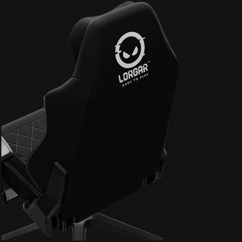 LORGAR CHA41 Fabric Gaming Chair Advanced Black/White