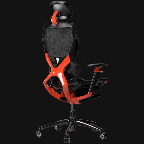 LORGAR Grace 855, Gaming chair, Mesh material, aluminium frame, multiblock mechanism, 3D armrests, 5 Star aluminium base, Class-