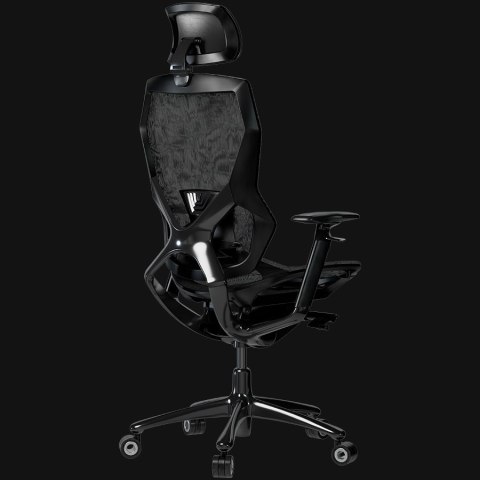 LORGAR Grace 855, Gaming chair, Mesh material, aluminium frame, multiblock mechanism, 3D armrests, 5 Star aluminium base, Class-