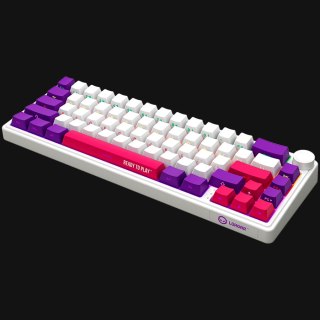 LORGAR Gaming Keyboard KBP70MW Pro Wireless 65% White EN