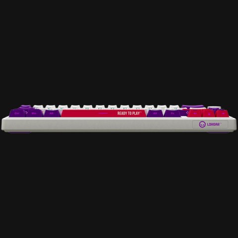 LORGAR Gaming Keyboard KBP70MW Pro Wireless 65% White EN