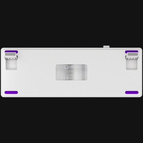 LORGAR Gaming Keyboard KBP70MW Pro Wireless 65% White EN