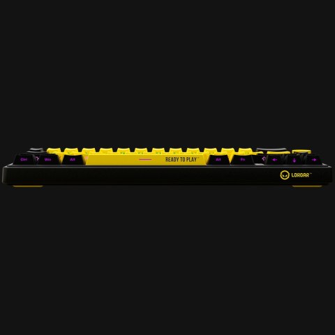 LORGAR Gaming Keyboard KBP70MW Pro Wireless 65% Yellow EN