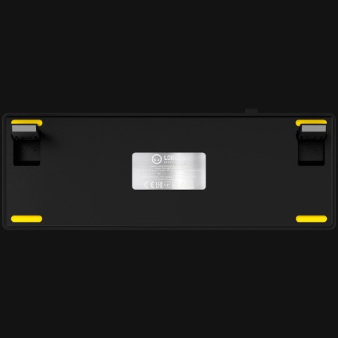 LORGAR Gaming Keyboard KBP70MW Pro Wireless 65% Yellow EN