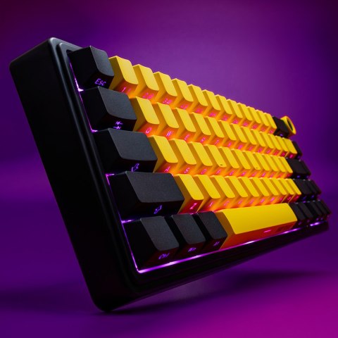 LORGAR Gaming Keyboard KBP70MW Pro Wireless 65% Yellow EN