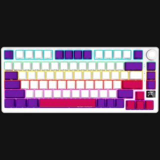 LORGAR Gaming Keyboard KBP7075W Pro Wireless 75% White EN
