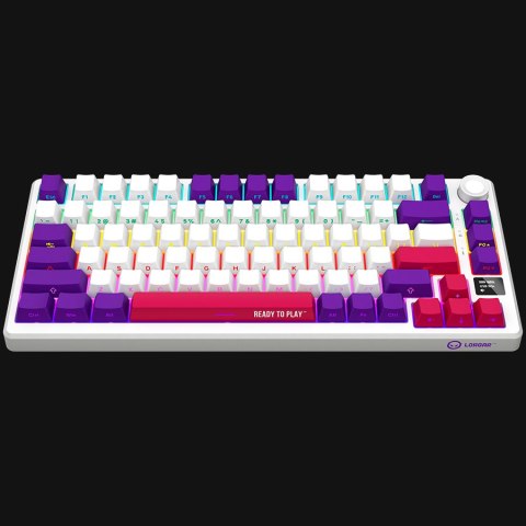 LORGAR Gaming Keyboard KBP7075W Pro Wireless 75% White EN