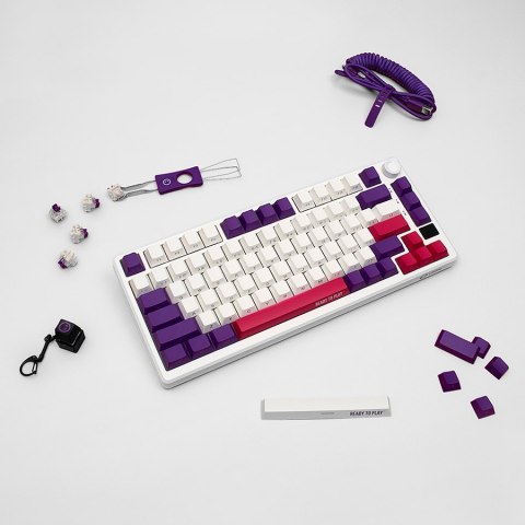 LORGAR Gaming Keyboard KBP7075W Pro Wireless 75% White EN