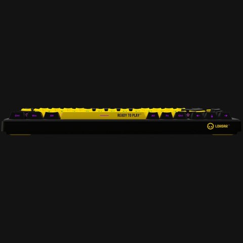 LORGAR Gaming Keyboard KBP7075W Pro Wireless 75% Yellow EN