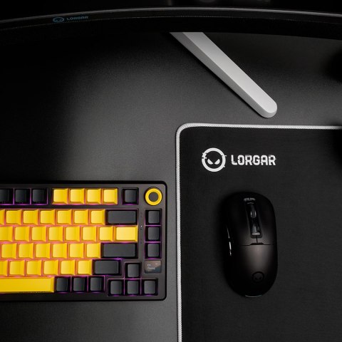 LORGAR Gaming Keyboard KBP7075W Pro Wireless 75% Yellow EN