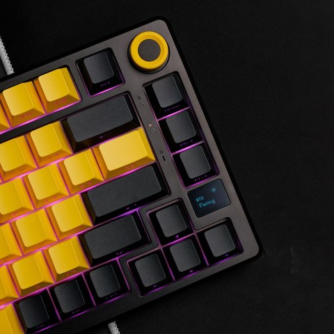 LORGAR Gaming Keyboard KBP7075W Pro Wireless 75% Yellow EN