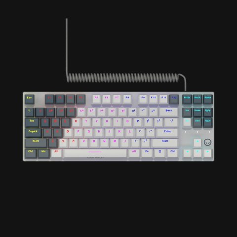 LORGAR Gaming Keyboard Azar 514TKL Wired White EN