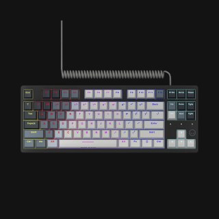 LORGAR Gaming Keyboard Azar 514TKL Wired White EN