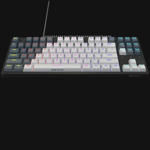 LORGAR Gaming Keyboard Azar 514TKL Wired White EN