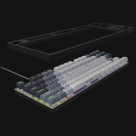 LORGAR Gaming Keyboard Azar 514TKL Wired White EN