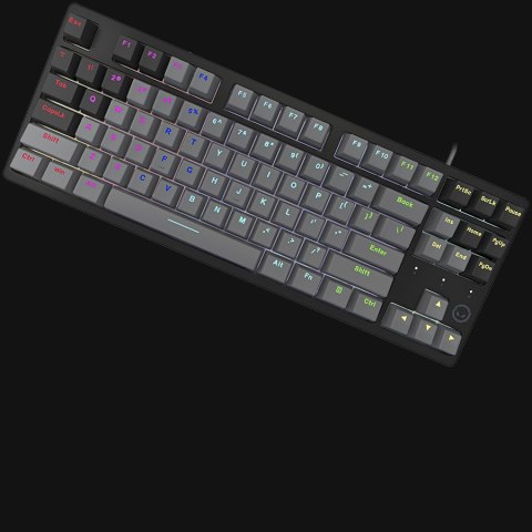 LORGAR Gaming Keyboard Azar 514TKL Wired Black EN