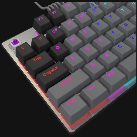 LORGAR Gaming Keyboard Azar 514TKL Wired Black EN