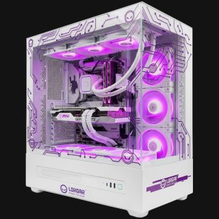LORGAR Gaming PC Pro P401 Ryzen 7 7800X3D RTX 5070 Ti White