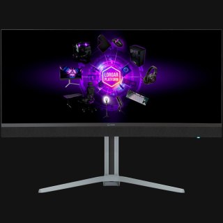 LORGAR Gaming Monitor Pro 34MP1 34in UWQHD Mini-LED 180Hz Grey