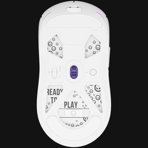 LORGAR Gaming Mouse MSA10W Advanced Wireless PixArt 3311 White
