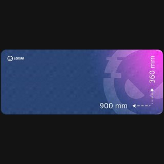 LORGAR Gaming Mouse Pad Main 139 Speed Purple