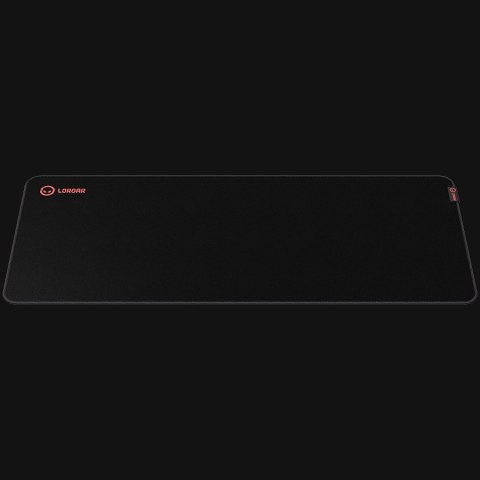 LORGAR Gaming Mouse Pad Main 329 Control Black/Red