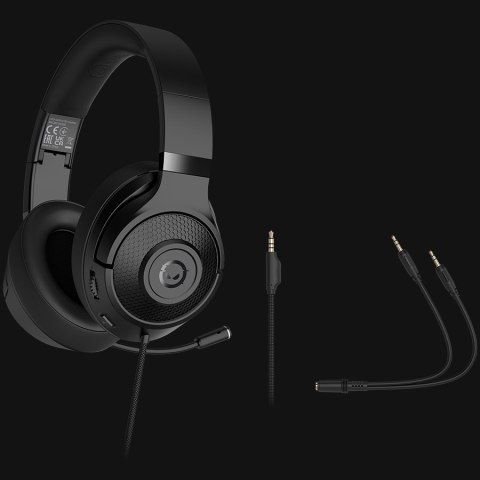LORGAR Gaming Headset Noah 101 Wired Black