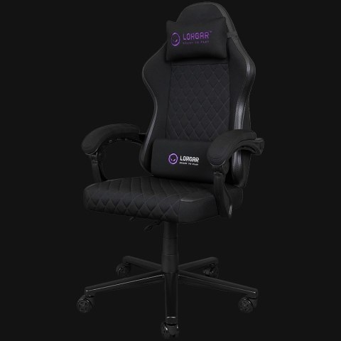 LORGAR CHA21 Fabric+PVC Gaming Chair Advanced Black/Purple