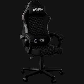 LORGAR CHA21 Fabric+PVC Gaming Chair Advanced Black/White
