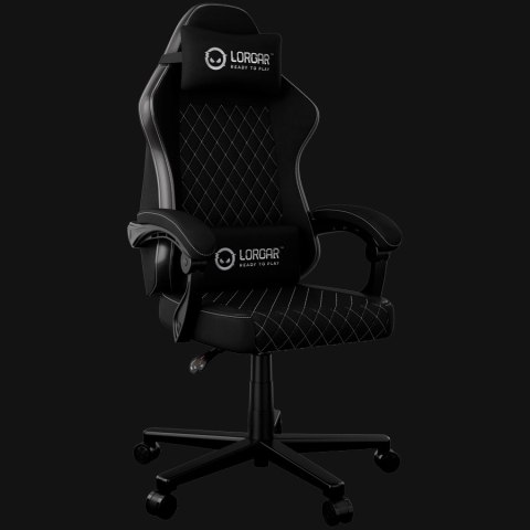 LORGAR CHA21 Fabric+PVC Gaming Chair Advanced Black/White