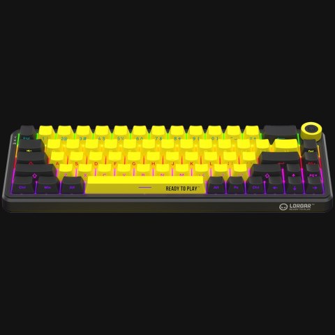 LORGAR Gaming Keyboard KBA41M Advanced Wired 65% Black EN