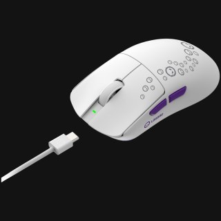 LORGAR Gaming Mouse MSP81W Pro Wireless PixArt 3950 White
