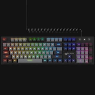 LORGAR Gaming Keyboard Azar 514 Wired Black EN