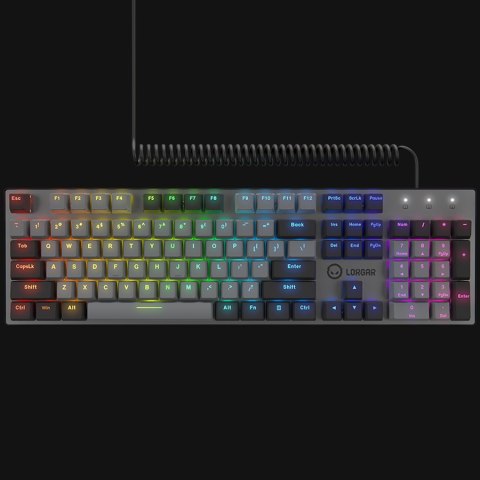 LORGAR Gaming Keyboard Azar 514 Wired Black EN