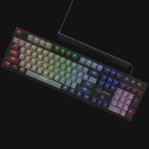 LORGAR Gaming Keyboard Azar 514 Wired Black EN