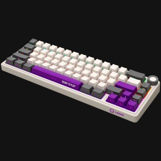 LORGAR KBP70MW, Wireless 65% Mechanical Gaming Keyboard Pro, Beige, EN layout