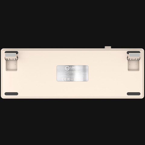 LORGAR KBP70MW, Wireless 65% Mechanical Gaming Keyboard Pro, Beige, EN layout