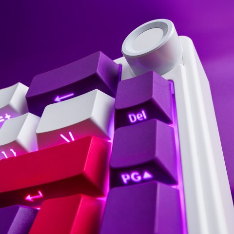 LORGAR Gaming Keyboard KBP70MW Pro Wireless 65% White EN