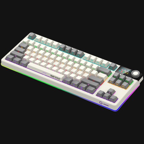 LORGAR KBP70TKLW, Wireless TKL Mechanical Gaming Keyboard Pro, Beige, EN layout