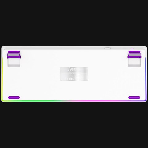 LORGAR Gaming Keyboard KBP70TKLW Pro Wireless White EN