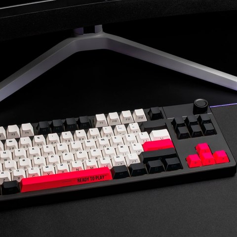 LORGAR Gaming Keyboard KBP70TKLW Pro Wireless White EN