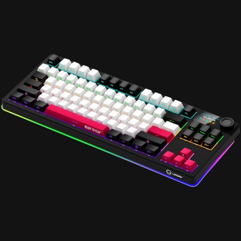 LORGAR Gaming Keyboard KBP70TKLW Pro Wireless Black EN