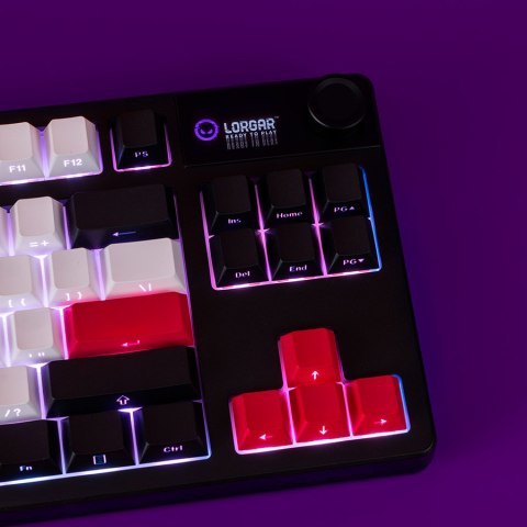 LORGAR Gaming Keyboard KBP70TKLW Pro Wireless Black EN