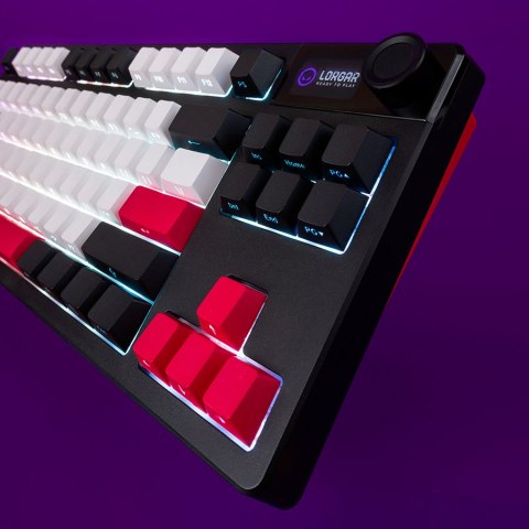 LORGAR Gaming Keyboard KBP70TKLW Pro Wireless Black EN