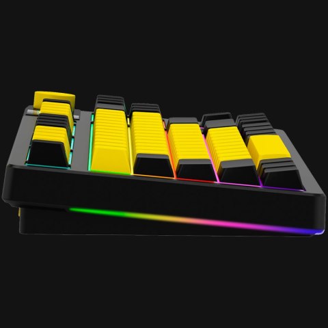 LORGAR Gaming Keyboard KBP70TKLW Pro Wireless Yellow EN