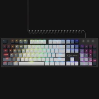 LORGAR Gaming Keyboard Azar 514 Wired White EN