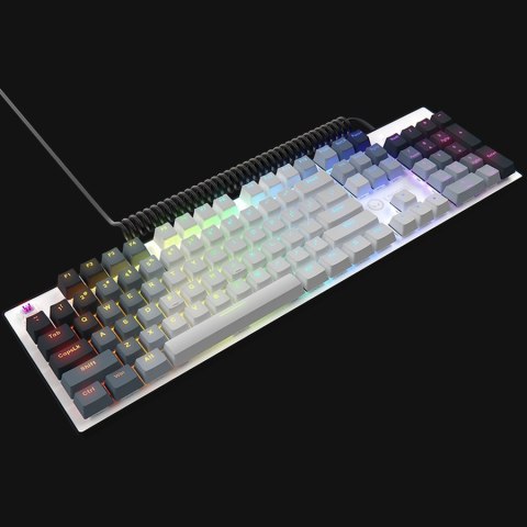LORGAR Gaming Keyboard Azar 514 Wired White EN