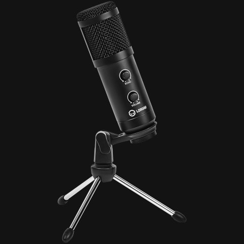 LORGAR Gaming Microphone Soner 313 USB Condenser Black