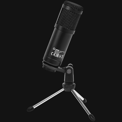 LORGAR Gaming Microphone Soner 313 USB Condenser Black