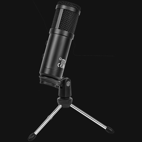 LORGAR Gaming Microphone Soner 313 USB Condenser Black